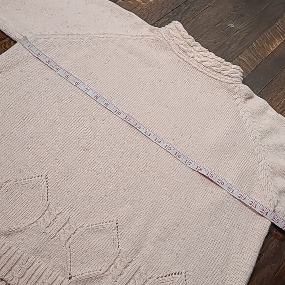 Vintage 80s Pastel Pink Knit Oversized Cozy Barbiecore Sweater XL - Picture 8 of 13